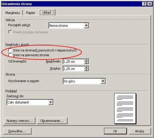 Jak skopiować całą stronę w Wordzie bez straty nagłówków i stopek